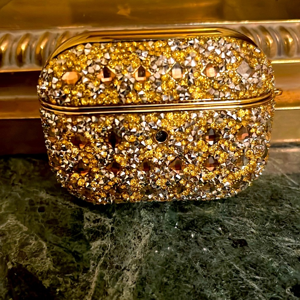 AirPod Pro bejeweled case.